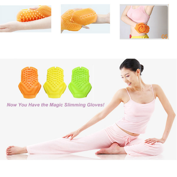 Practical and Comfortable Silicone Massage Gloves Handheld Massager