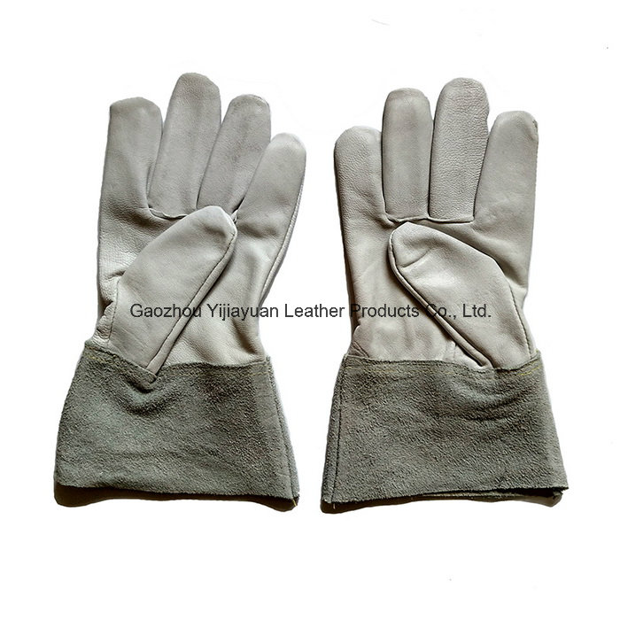 Goat Grain Leather Brazing and TIG Welding Gloves for Workers