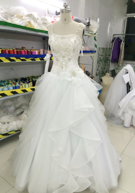 Aoliweiya Bead/Pearl/Rhinestone/Crystal Wedding Dresses