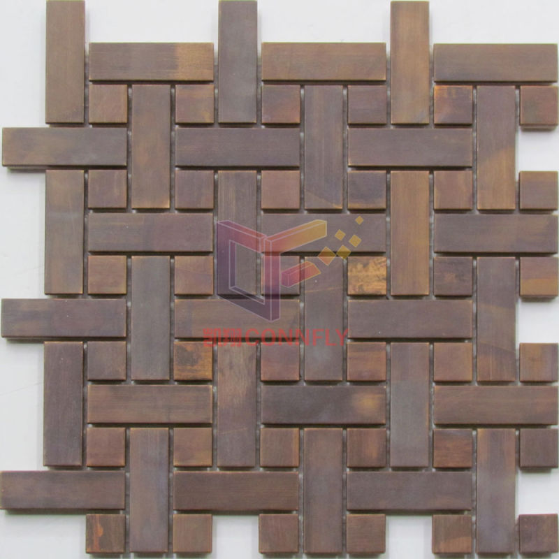 Strip Design Copper Mosaic (CFM1019)