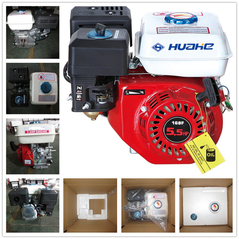 5.5HP, 6.5HP Electric Start Gasoline Engine (HH168F-E)