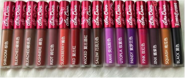 2016 Super Hot Selling Lime Crime 10colors Lipgloss Lipstick