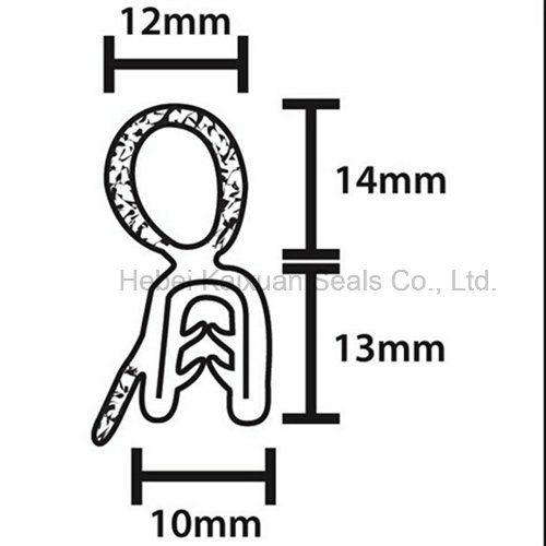 Competitive Extruded Rubber Sprotective Strips for Car