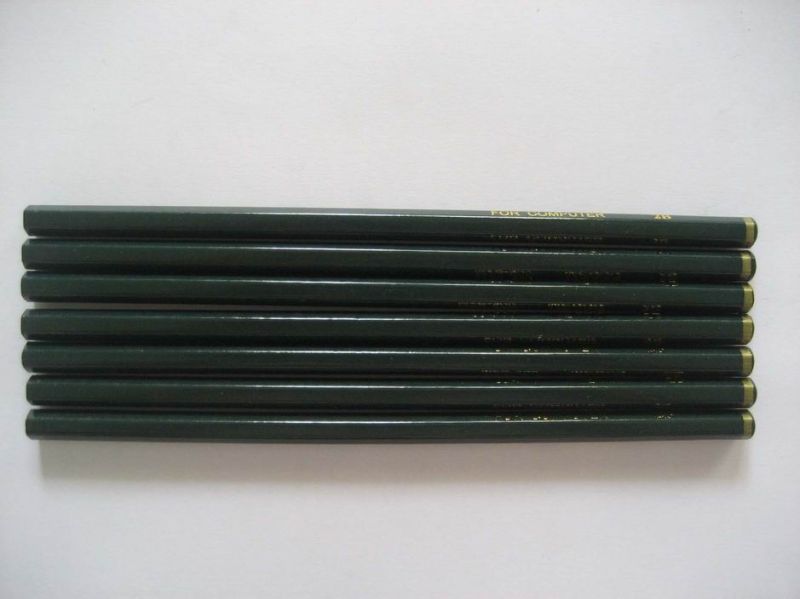 Eco-Friendly Black Wooden Hb Pencil