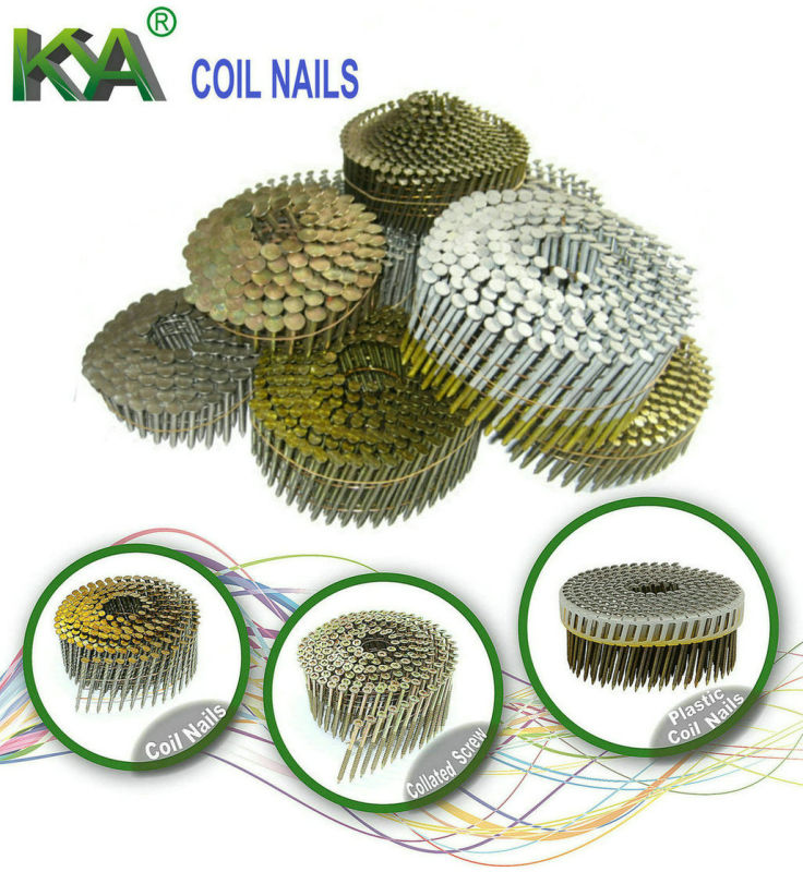 15 Degree Hot DIP Galvanized Coil Nails