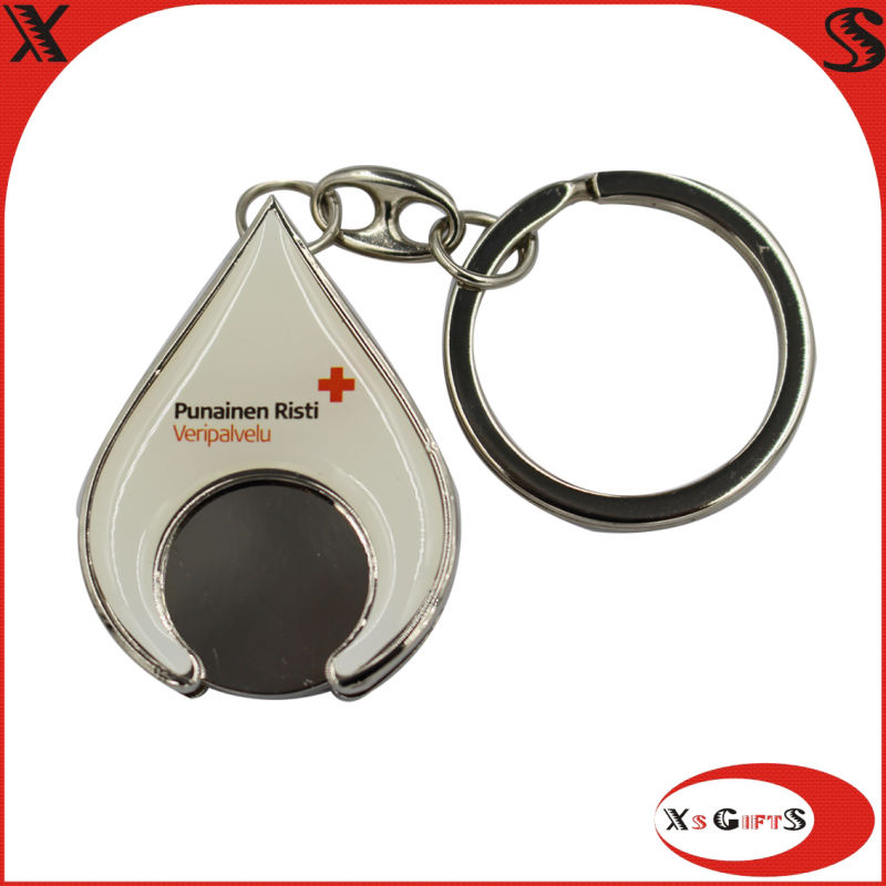 2014 Fashion Metal Trolley Coin Keychain