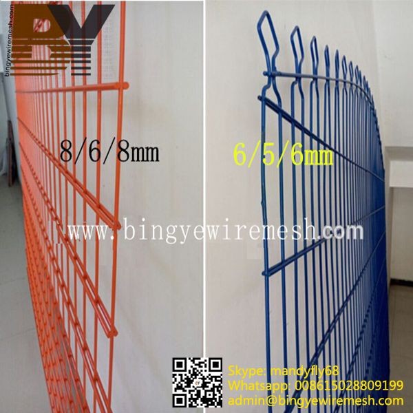 358 Security Fencing Double Wire Mesh Steel Garden Fence