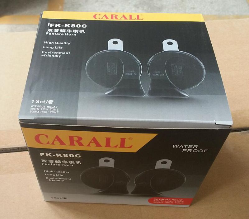 Hot Selling Car Speaker Auto Horn 115dB E-MARK Approved