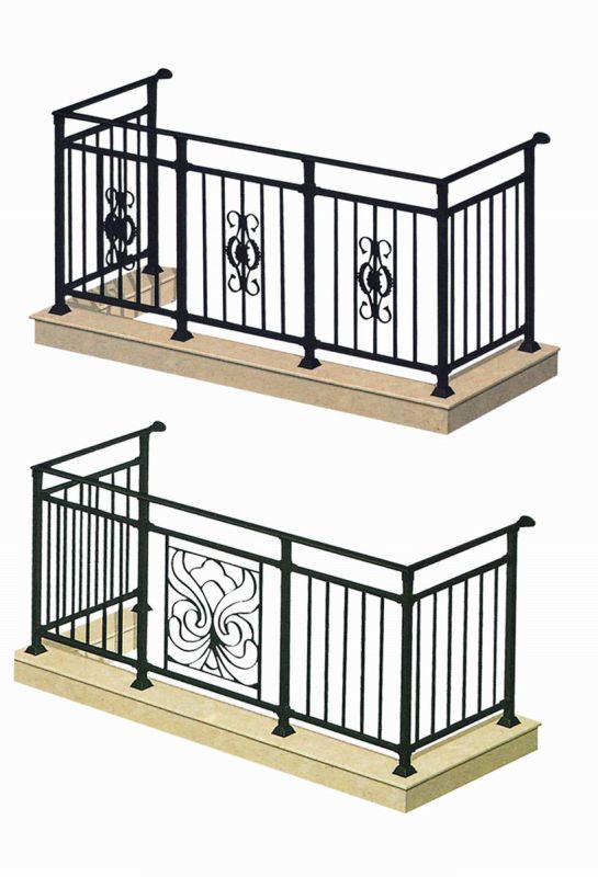 Assembled Powder Coating Aluminum Balcony Prices Railing