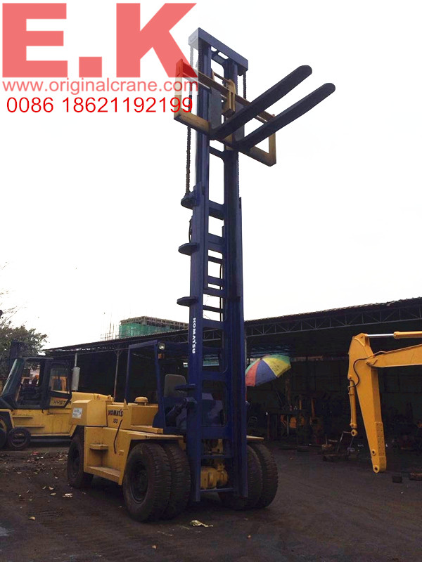 Used Japan Forklifttruck 15ton Komatsu Forklift (FD150-7)