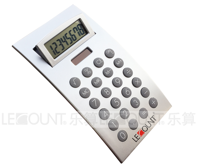 8 Digits Curved Desktop Calculator with Adjustable LCD Screen (LC295)