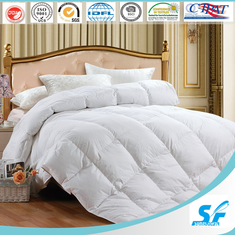 Polyester White Brushed Quilts