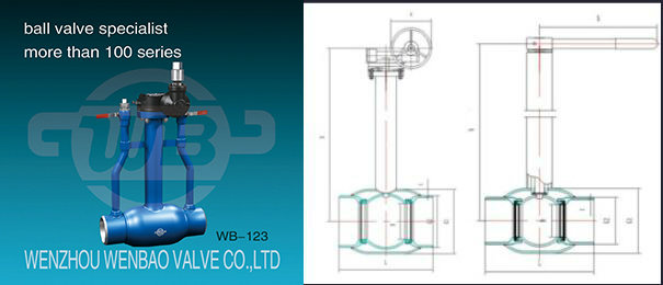 Underground Fully Welded Ball Valve with Floating Ball