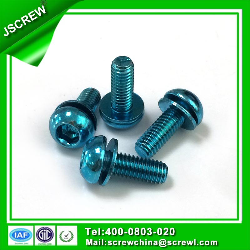 Pan Head Torx Drive Steel Combination Screw