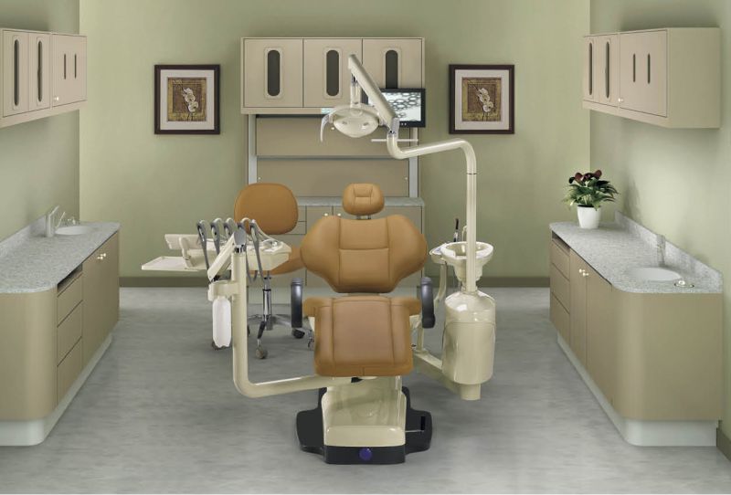 Left and Right Handed Dental Unit Top-Mounted