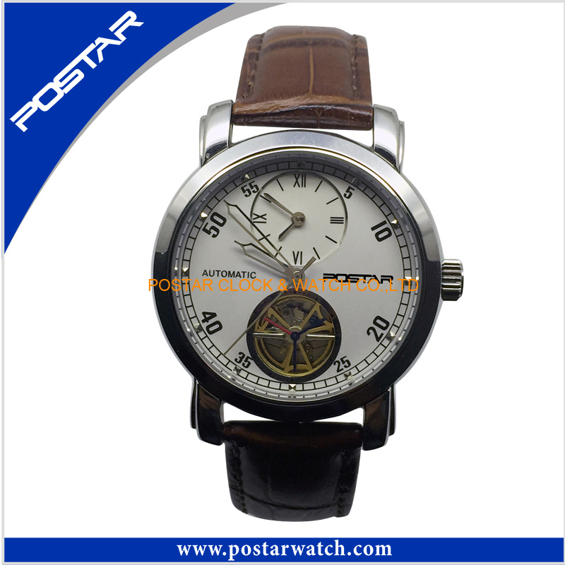 Hot Sell Genuine Leather Watch Unisex Automatic Watch