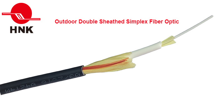 4.6mm Double Sheathed Outdoor Simplex Fiber Optic Patch Cable