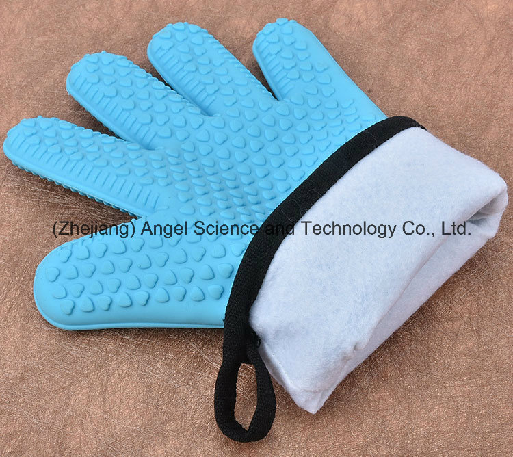 Kitchenware Baking Tool Silicone Warm Glove with Cotton Sg29