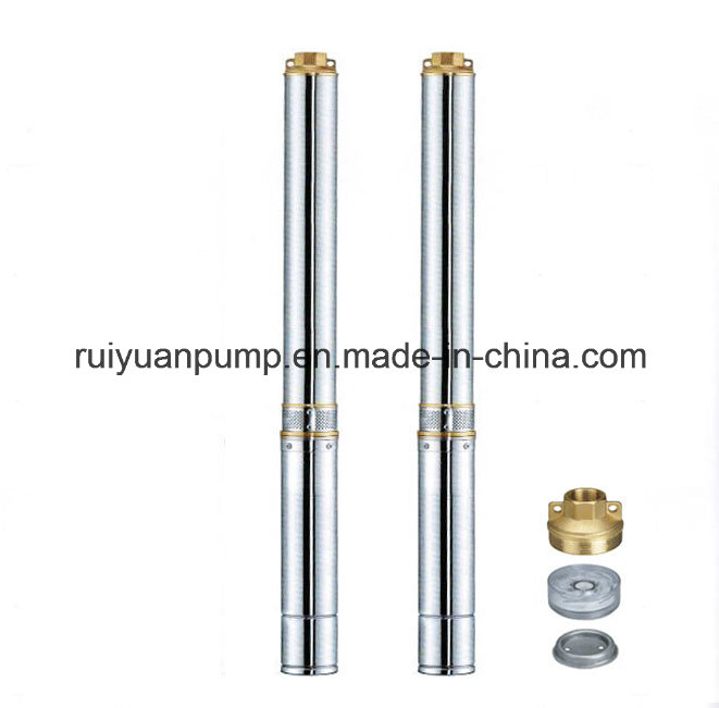 4 Inches 2.2KW 3HP High Head Brass Outlet S. S Shaft Deep Well Submersible Water Pump (4SD8-18/2.2KW)