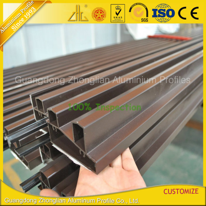 OEM Customized Colorful Powder Coated Decorative Aluminium Extrusion Profile