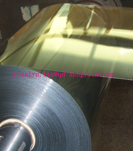 Metallized PVC Film with Gold and Silver for Buscuit Tray