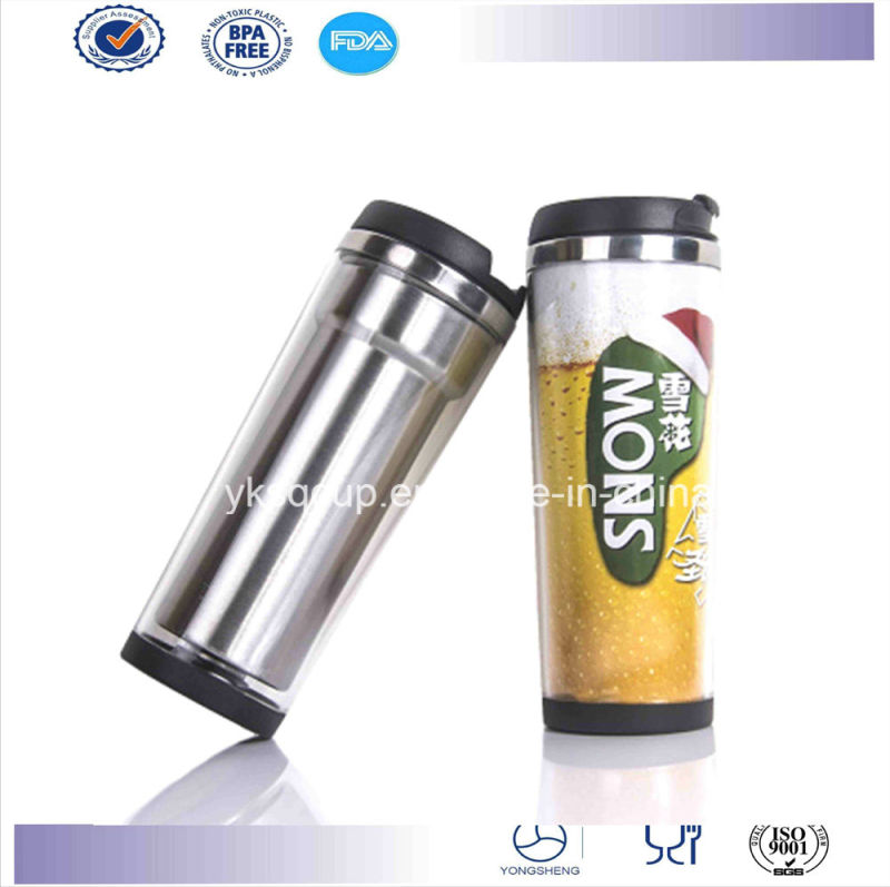 Starbucks of Stainless Steel Inner Plastic Outer Coffee Travel Mug/Tumbler with Paper Insert