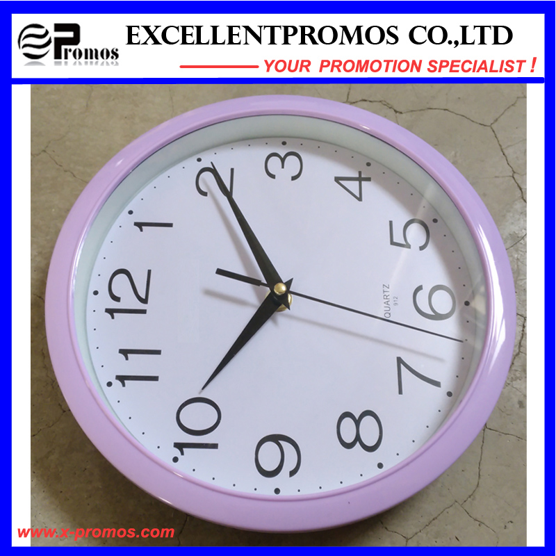 Logo Printing Round Plastic Wall Clock (Item1)