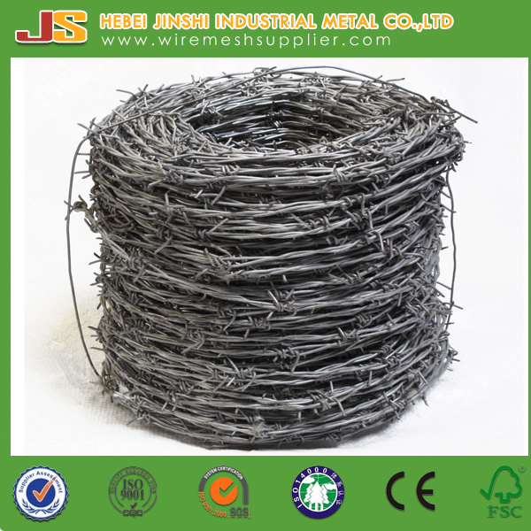 Galvanized Twisted Fence Wire, Barbed Tape, Barbed Wire Fence