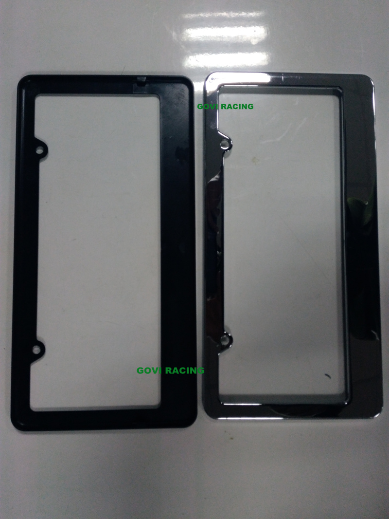 Black Custom License Plate Frames 312X160mm Universal for Americal Standard