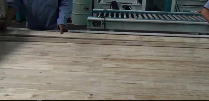 Automatic Hot Press Wood Felt Board Machine with One Layer
