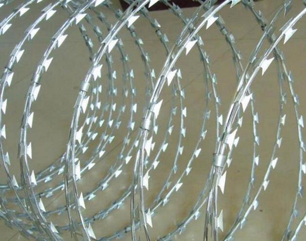 Low Price Security Fencing Cheap Galvanized  Concertina Razor Barbed Wire
