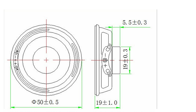 Fbs5019 Hot Sell Mylar Speaker Voice Communication Speaker (FBELE)