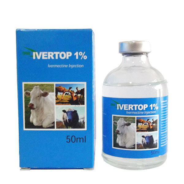 Veterinary Drugs of 1% Ivermectin Injection (10ml/50ml/100ml)