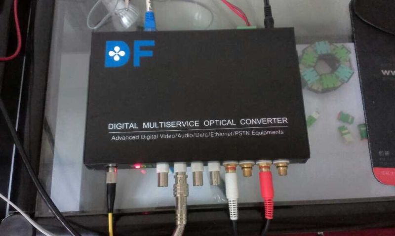 4 Channel Video+4 Channel Audio Multiservice Optical Converter/Transceiver