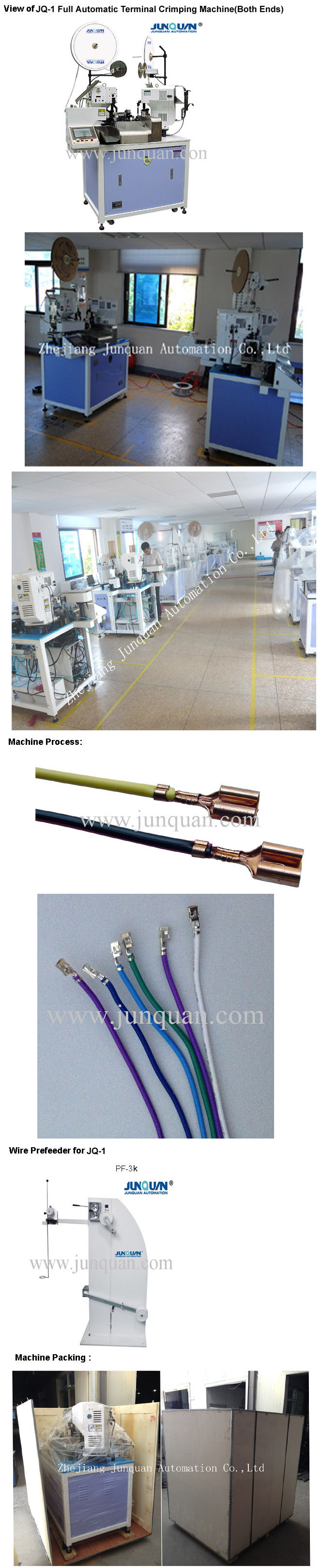 Full Automatic Terminal Crimping Machine (Both Ends)(JQ-1)