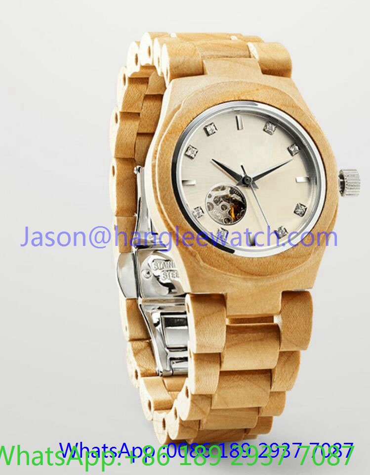 High-Grade Wooden Automatic Watch, Many Color (Ja- 15191)