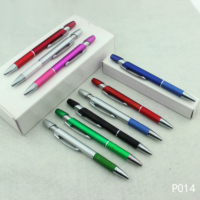 Bright Transparent Plastic Disposable Ballpoint Pen