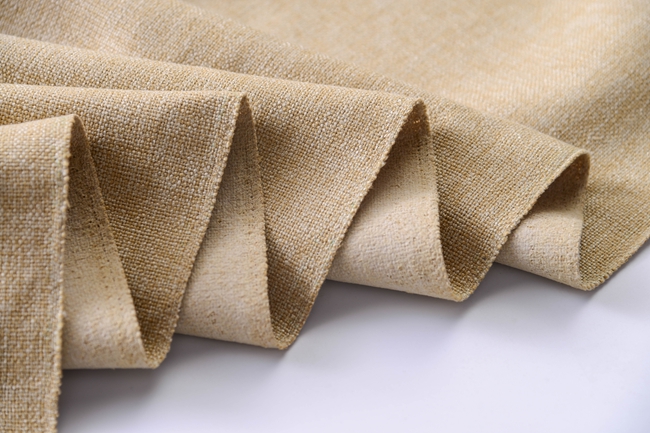 High Quality Polyester Linen Blend Jacquard Fabric