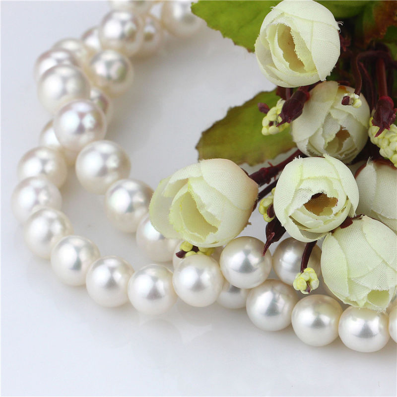 Natural Freshwater Pearl Strand AAA Near Roundnear 12mm Large Pearl Strand