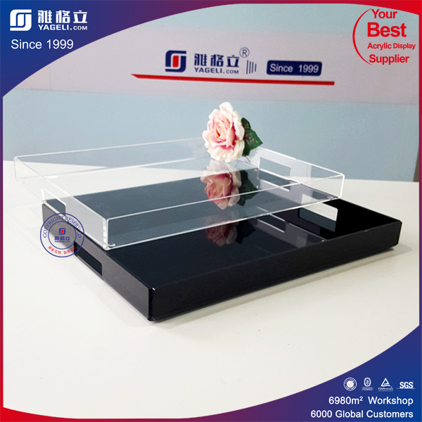 Factory Clear Square Acrylic Square Tray