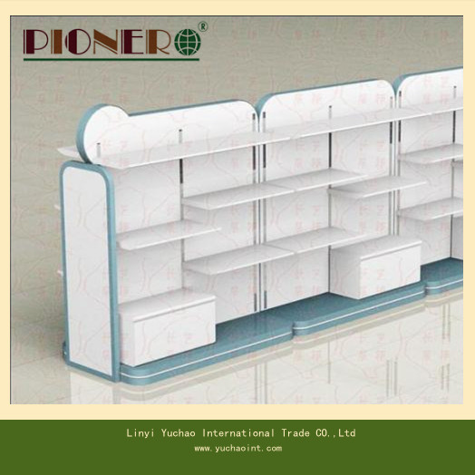 Wooden Display Stand with LED Light Box