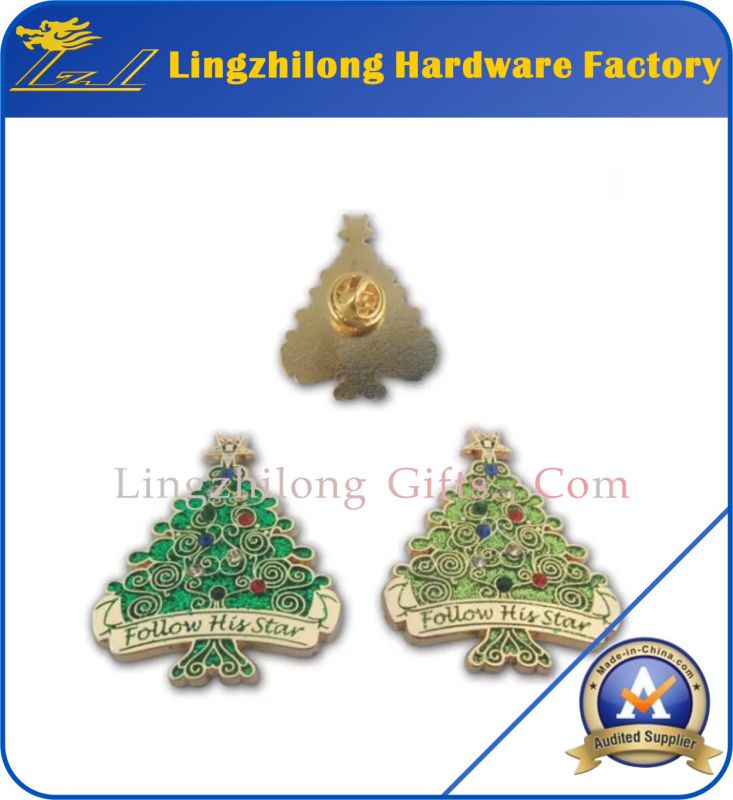 Holiday Decoration Christmas Tree Badge