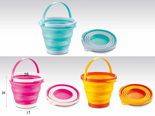 Colourful Bucket of 5L&7L Folding Bucket for Children