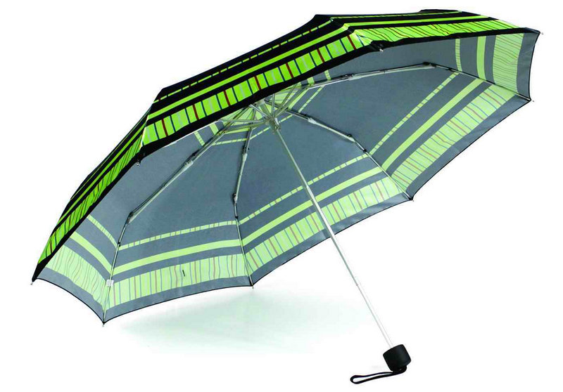 Print Satin Windproof Aluminium Compact Umbrella (YS-3FM21083941R)