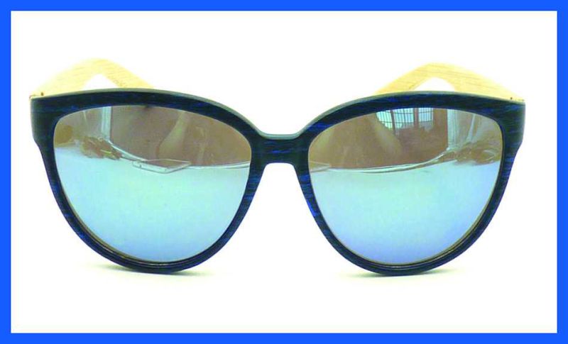 Fqpw16979 Good Quality Bamboo Arms Sunglasses Classcial Style