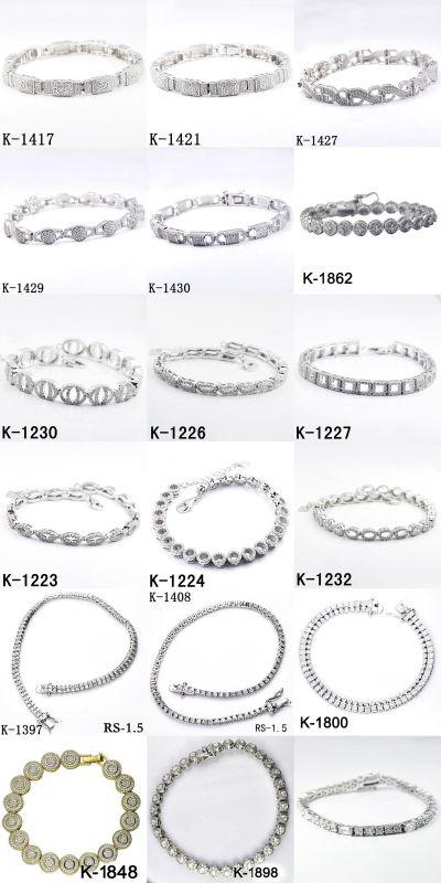 New Designs Bracelets 925 Silver Fashion Jewellery.