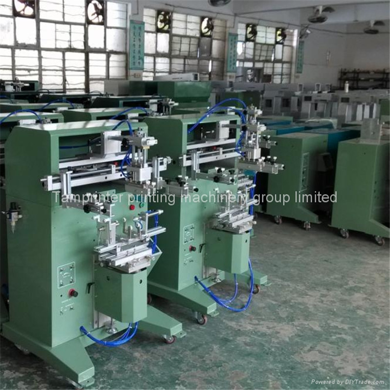 TM-400e 125mm Round Printing Cylinder Pail Tub Screen Printing Machine