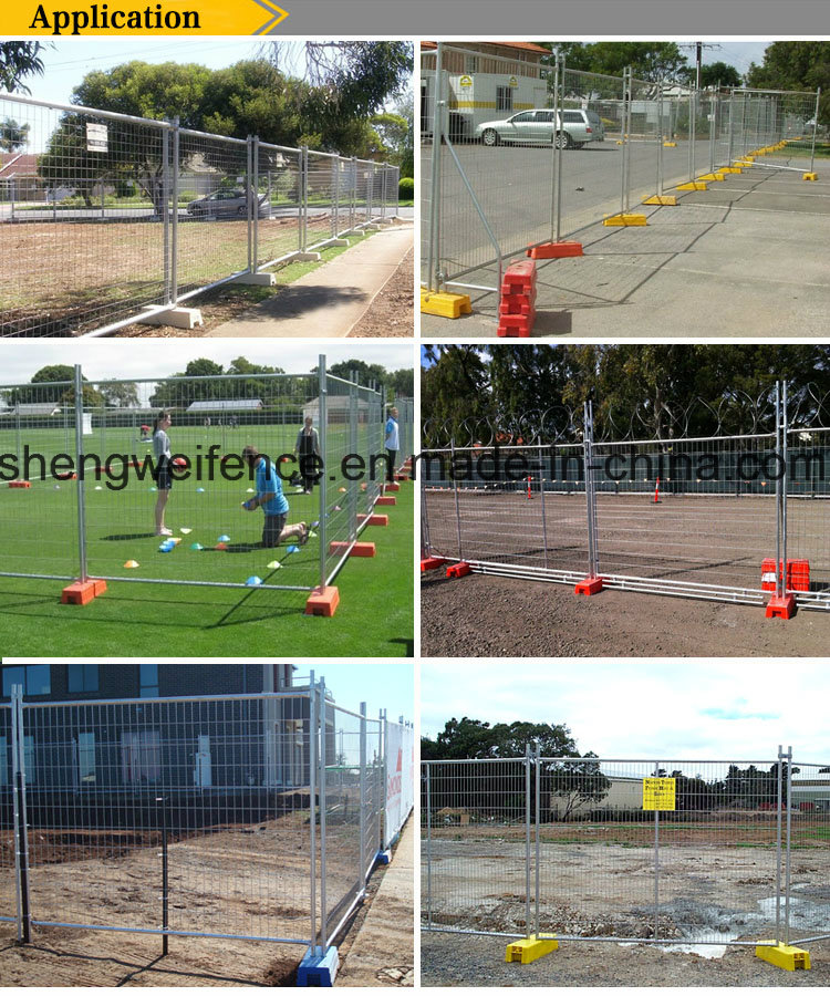 Silver Spray Painted Australian Temporary Fence