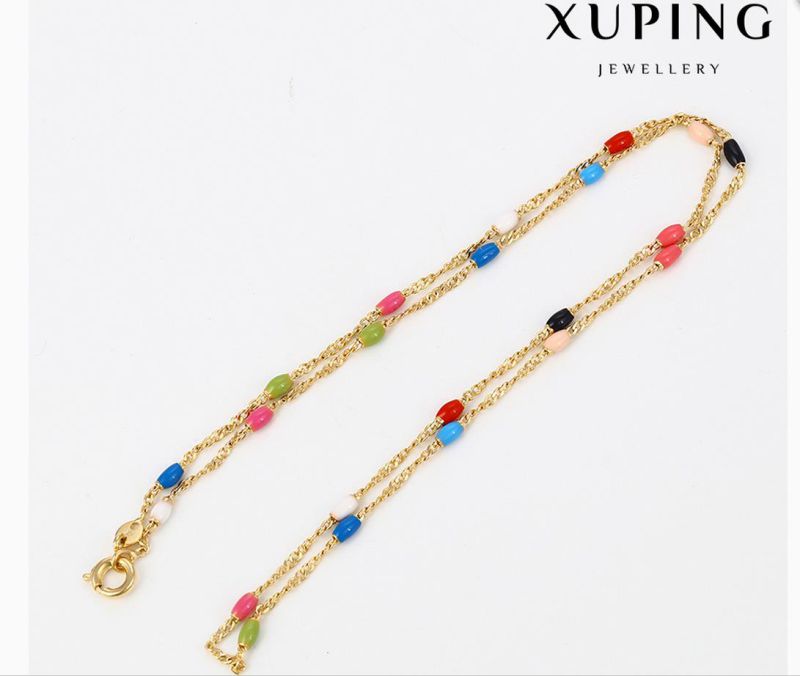 43080 Fashion Xuping Charm Gold-Plated Jewelry Chain Necklace in Hot Sales