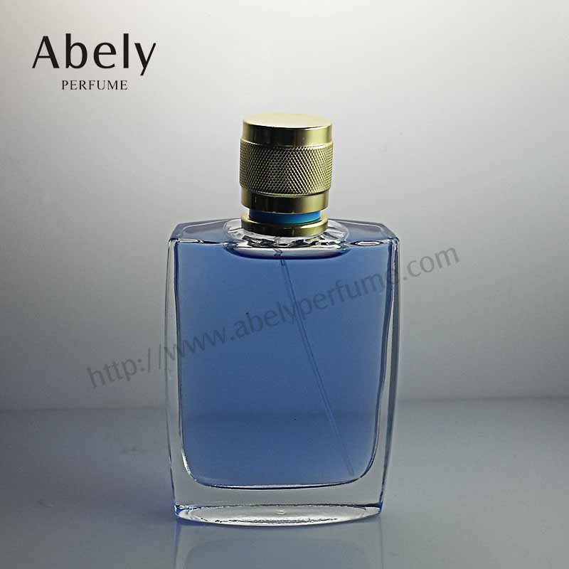 Perfume Bottle with Leather Decoration for Men